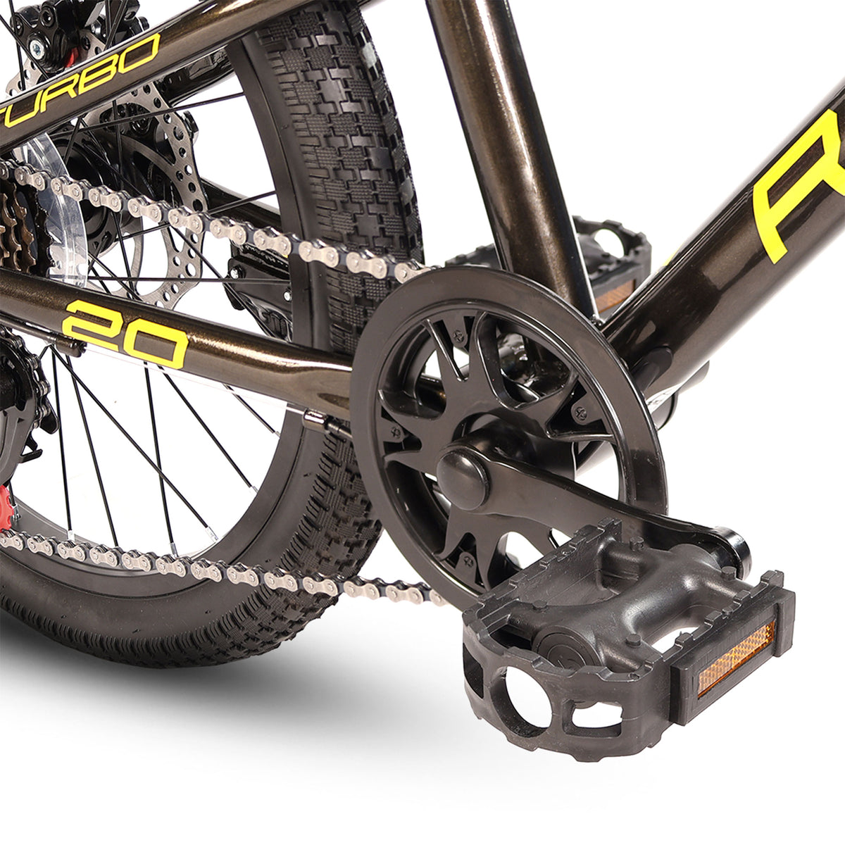 Bicicleta Turbo Racing 20" Negro