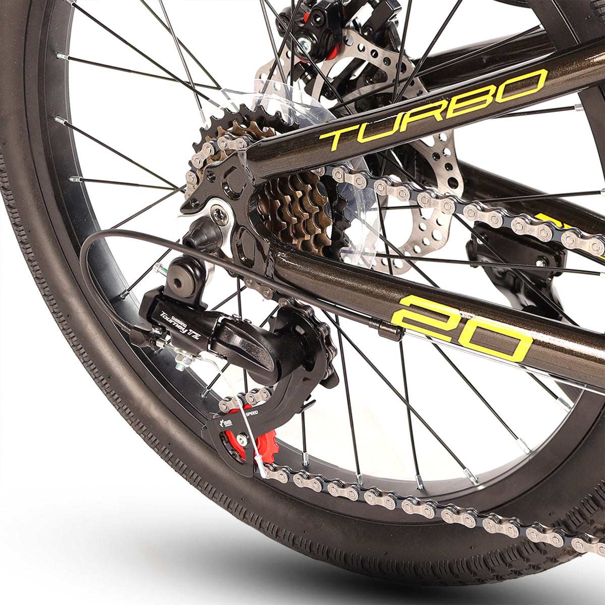 Bicicleta Turbo Racing 20" Negro