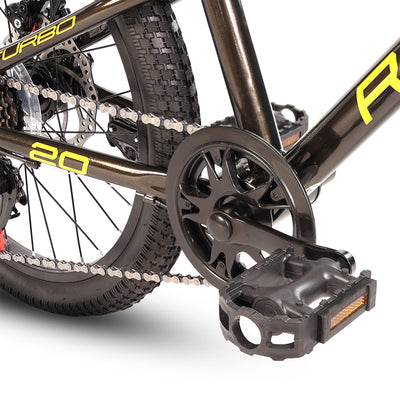Bicicleta Turbo Racing 20" Negro